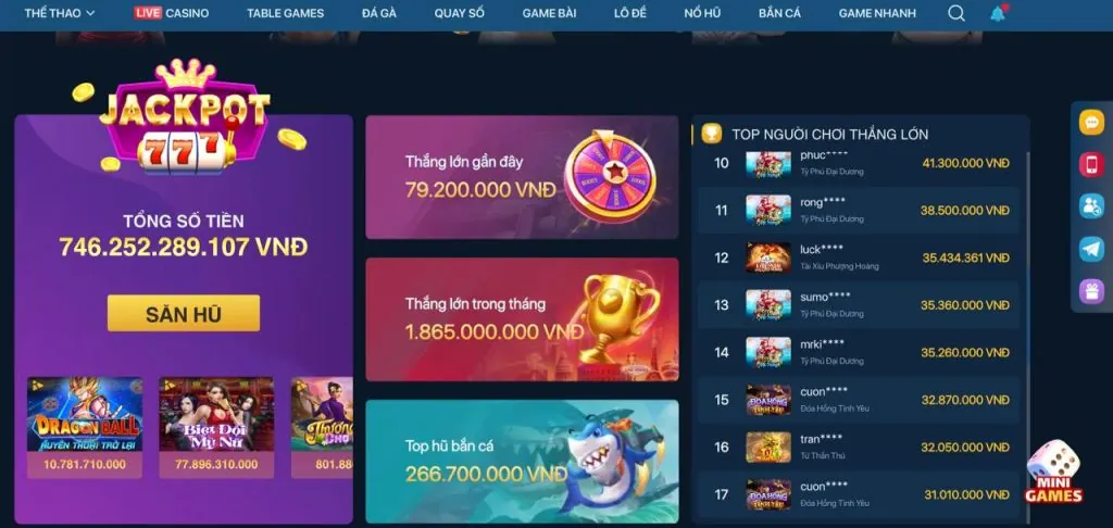 Thưởng Slot Game New8